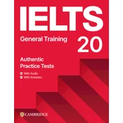 IELTS 20 Practice Test General Training Students Book with Answers with Digital Pack