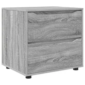 Vidaxl Omarica za shranjevanje Siva Sonoma 60 x 48 x 57 cm