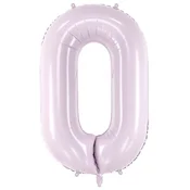 Folija balon številka 0 NIČ vijoličen 72 cm