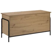 vidaXL Shranjevalna škatla Artisan hrast 80 x 40 x 49,5 cm