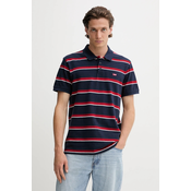 Bombažen polo Levis moški, mornarsko modra barva, 35883