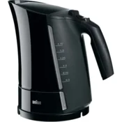 shumee Braun | WK 300 | Standardni grelnik vode | 2200 W | 1,7 l | Plastika | 360° vrtljivo podnožje | Črna