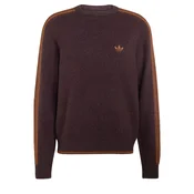 adidas Originals 3S Knit Crew moški pulover aurora coffee
