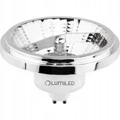 LUMILED 10x LED žarnica GU10 reflektor ES111 15W = 100W 1521lm 3000K topla 24° zatemnljiva srebrna