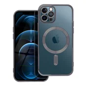 OEM Ohišje za iPhone 12 PRO Electro Mag Cover, združljivo z MagSafe, črno