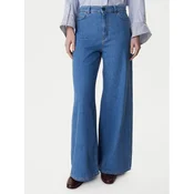 Weekend Max Mara Jeans hlače Vega 2615181041 Modra Wide Leg