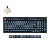 Keychron V5 Max brezžična mehanska tipkovnica, 2.4GHz, Bluetooth, črna (V5M-D3-UK)