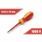 Izvijač izoliran – 0,5x3,0x75 mm – do 1000 V