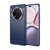 TPU gel ovitek Brushed Carbon za Honor X9c/Magic7 Lite - moder
