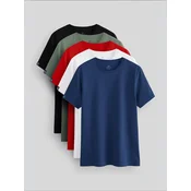 Tommy Life Majica T-Shirts rdeča