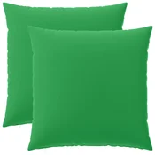 vidaXL Prevleka za blazino 2 pcs HEERLEN Zelena 65 x 65 cm Poliester