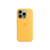 APPLE iPhone 15 Pro Silicone Case with MagSafe - Sunshine ( mwnk3zm/a )