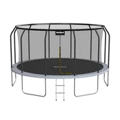 Trampolin Rebel Active PRO 14 ft/427 cm, mreža, lestev