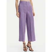 Marella Ohlapne hlače Clava 2615131182 Vijolična Regular Fit