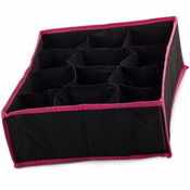Volino Organizator za predal z 12 razdelki - črna/roza