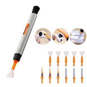 K&F Aluminum Versatile Switch Cleaning Pen Kit ( Cleaning Pen + APS-C Sensor Cleaning Swab*6+ Flocki