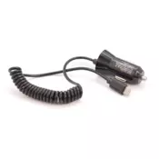 Auto Punjac 2u1 (Type-C + USB slot) crni 1A.