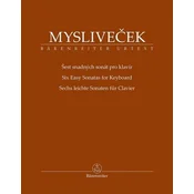 Josef Mysliveček Šest snadných sonát pro klavír Note