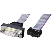 Renkforce Renkforce serijski priključni kabel [1x 9-polni ženski konektor D-Sub - 1x 10-polna letev z ženskimi kontakti] 0.26 m siva, (20416377)