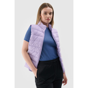 Womens Padded Gilet With Collar 4F Purple 4FWAW24TVJ
