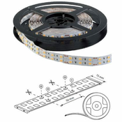 ELMARK LED trak SMD5050 15mm 2x60LED 28,8W/m Elmark - hladno bela