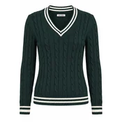Felix Hardy Pulover temno zelena/bela