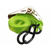 Extol Craft Ratonski jermen s kljukami Extol Craft (96701) 5m x 25mm, max. 500kg, trdnost jermena: 500 daN v napetosti, 250 daN v napetosti, PES