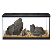 Akvarij STARTUP 80 LED RAVEN ČRN + Storm Hour River Kit