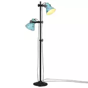 Vidaxl vidaXL Talna svetilka, 25 W, antično modra, 25x25x90/140 cm, E27