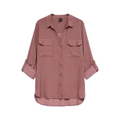 VERO MODA Bluza VMBUMPY rjasto rjava / mauve / roza