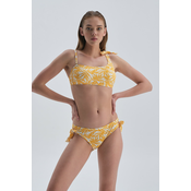 Dagi rumeno čipkasto bikini dno