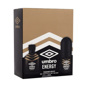 UMBRO Energy Set toaletna voda 30 ml + antiperspirant 50 ml za moške true