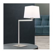Orion LA 4-1209/1 - Stona lampa CARLTON 1xE27/40W/230V bela/mat hrom