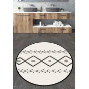 Lessentiel Maison Kupatilski otirac Sagitta, 100cm, Crno-beli