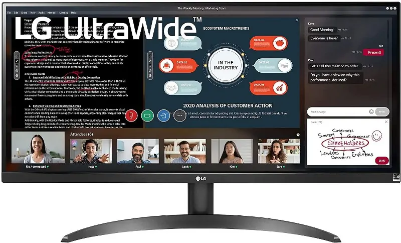 LG Monitor UltraWide 29 IPS 29WP500-B