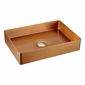 Sapho - Nadpultni umivalnik AURUM 50x35 cm v mat bakreni barvi