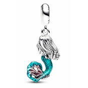 Pandora Srebrn obesek Mala morska deklica Disney 792695C01