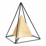 Metalni kipić u zlatnom dekoru Mauro Ferretti Piramida