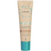 Lumene Matte matirajoči tekoči puder za obraz z nadzorom oljnega seruma SPF20 - 2 Medium 30 ml