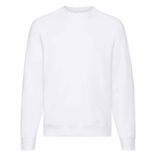 Biała bluza męska Raglan Sweat Fruit of the Loom