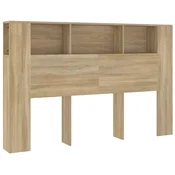 Vidaxl Vzglavna omarica sonoma hrast 160x18,5x104,5 cm