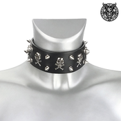 Ovratnica LUXURY SKULLS - LSF9 82