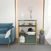 Hanah Home Polica za kucu Letos, 60x80x29,6 cm, Zlatno-zelene boje