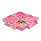 Northix Puzzle igralna podloga 52 delov mehka pena barvna