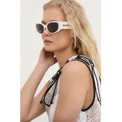Suncane naocale Balenciaga za žene, boja: bijela BB0258S