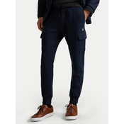Polo Ralph Lauren Spodnji del trenirke 710980340001 Mornarsko modra Regular Fit