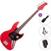 Sire Marcus Miller V3-4 Standard SET Red Satin Električna bas kitara