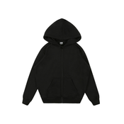 Boys zip-up sweatshirt black