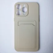 Infostyle Silikonski ovitek Card za iPhone 14 Pro Max Bež/TPU silikon