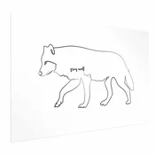 Plakat - Wolf 42x29.7 Bez okvira